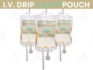 Casamigos I.V. Drip Therapy Drink Pouch, Tequila Drink Pouch, IV Drip Drink Bag, Cocktail IV, Tequila Glasses