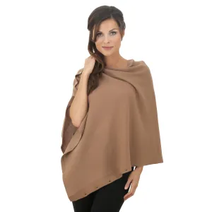 Cashmere Poncho Beige
