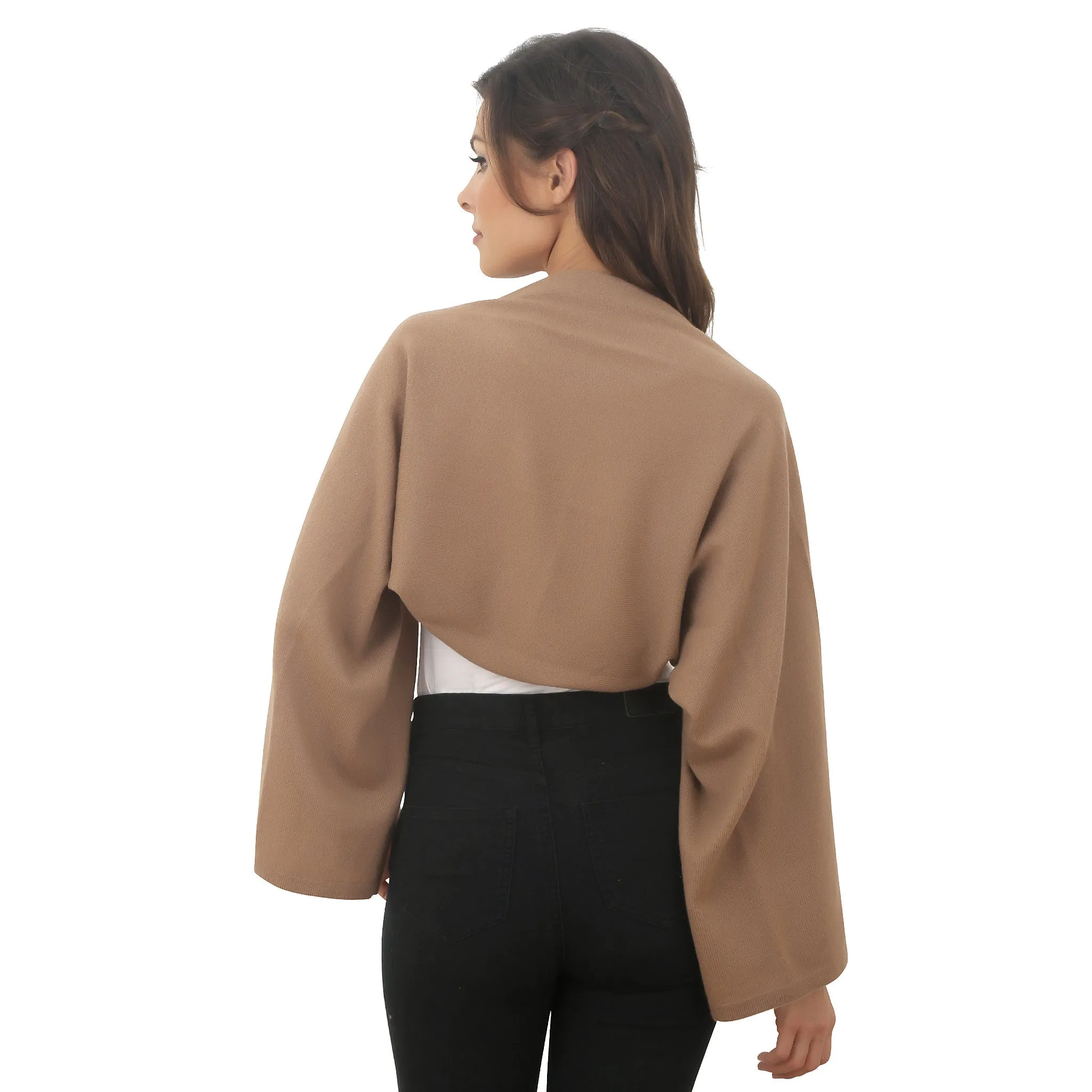 Cashmere Poncho Beige