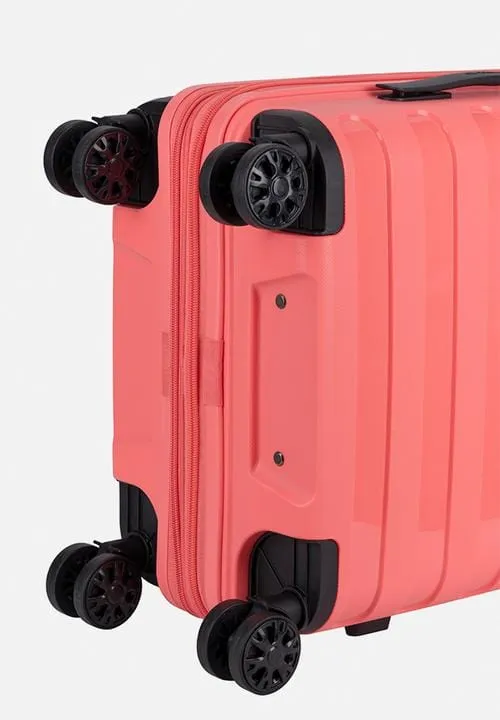 Cellini Sonic Medium 4 Wheel Trolley Case Living Coral