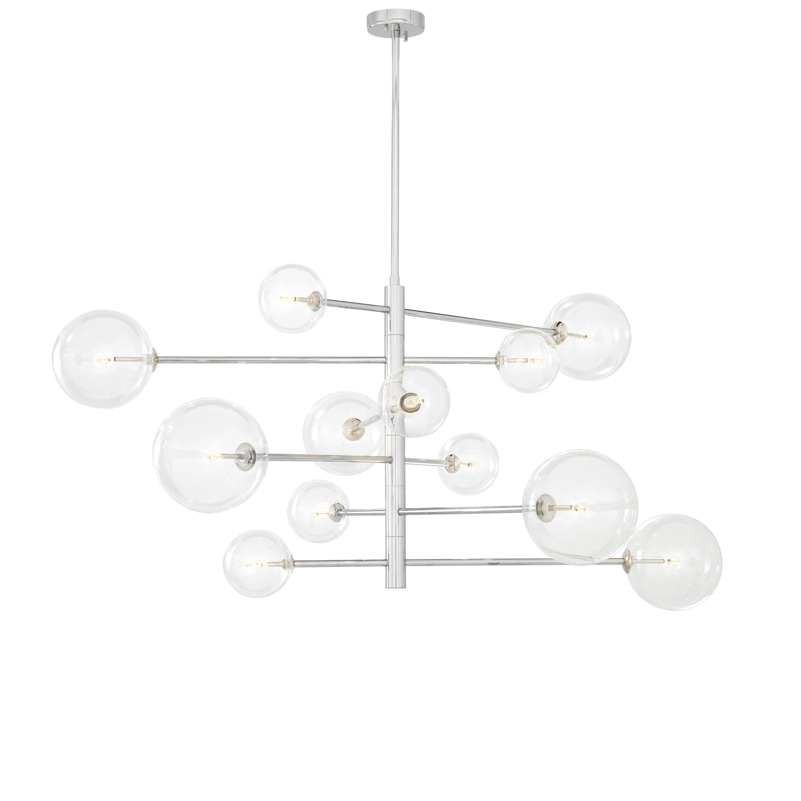 Chandelier Argento L