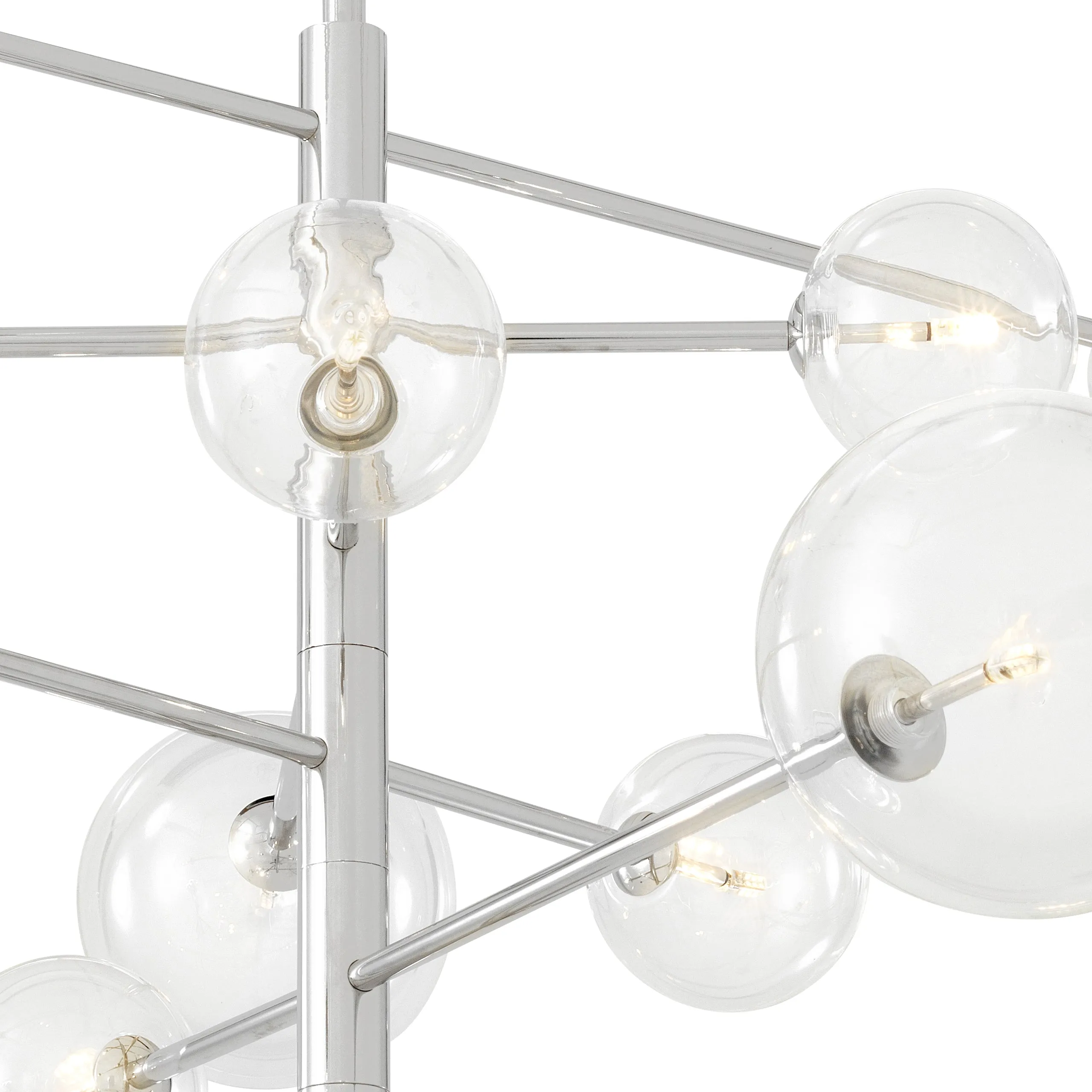 Chandelier Argento L