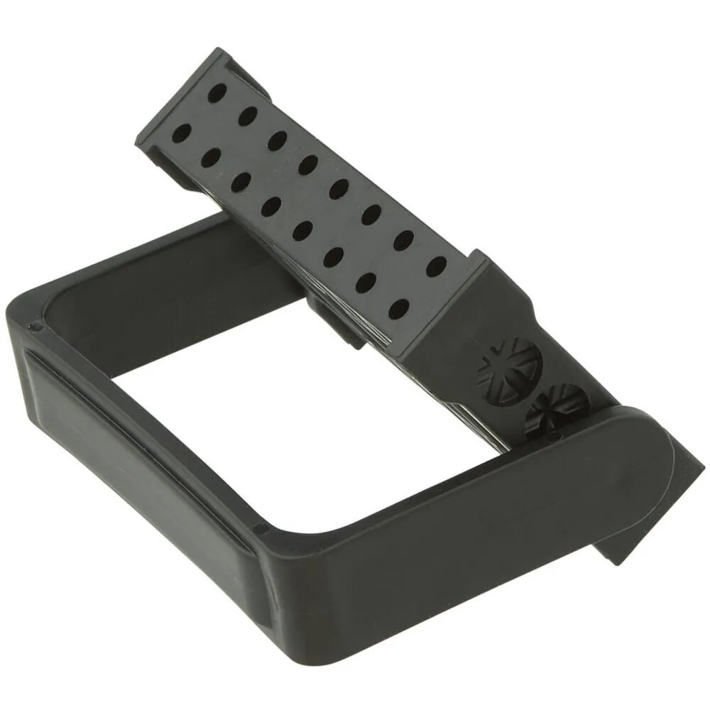 Clamshell Nail Carbide Drill Bit Holder &amp; Storage (Case Only) - 16 Holes - Black - Each