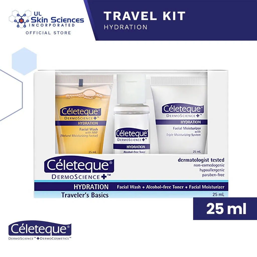 Céleteque® DermoScience™ Hydration Travel Kit