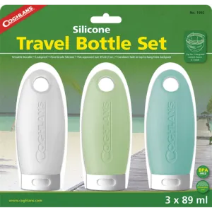 Coghlans Silicone Travel Bottles 3 Pack