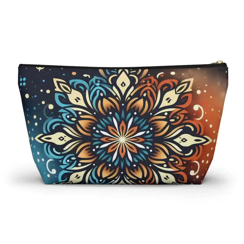 Colorful Mandala Accessory Pouch for Bold Boho Style