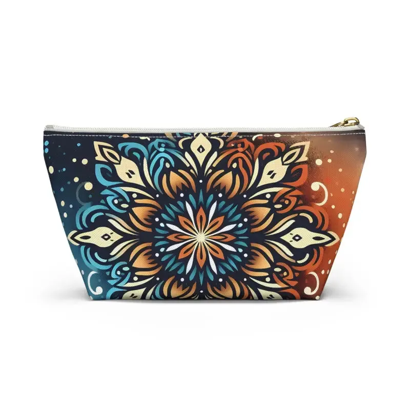 Colorful Mandala Accessory Pouch for Bold Boho Style