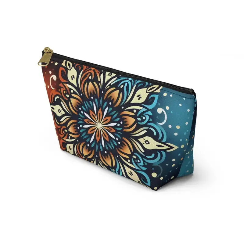 Colorful Mandala Accessory Pouch for Bold Boho Style