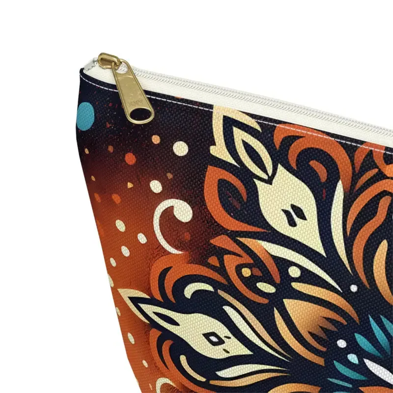Colorful Mandala Accessory Pouch for Bold Boho Style