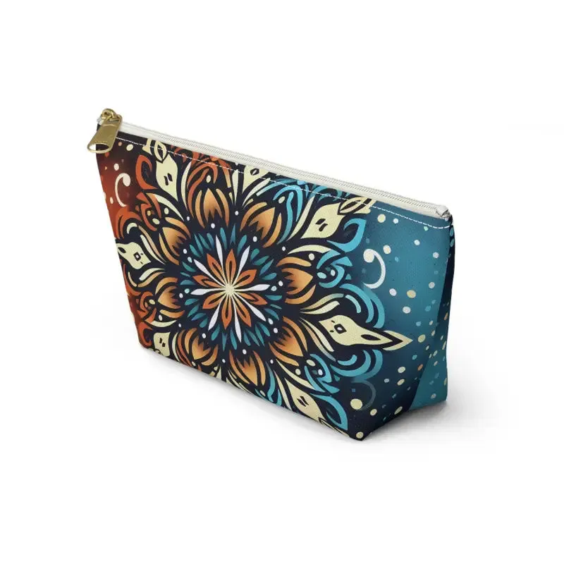 Colorful Mandala Accessory Pouch for Bold Boho Style