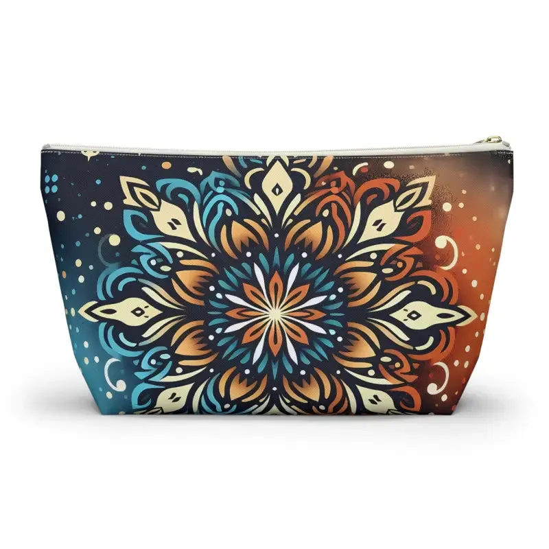 Colorful Mandala Accessory Pouch for Bold Boho Style