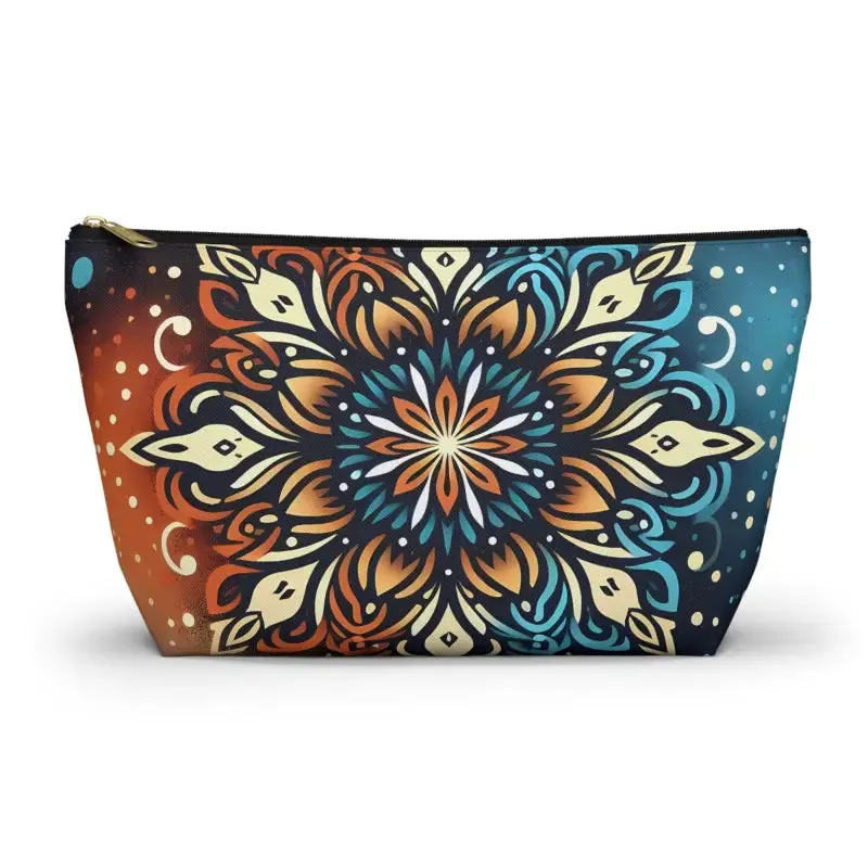 Colorful Mandala Accessory Pouch for Bold Boho Style