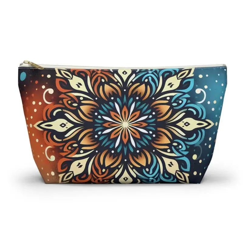Colorful Mandala Accessory Pouch for Bold Boho Style