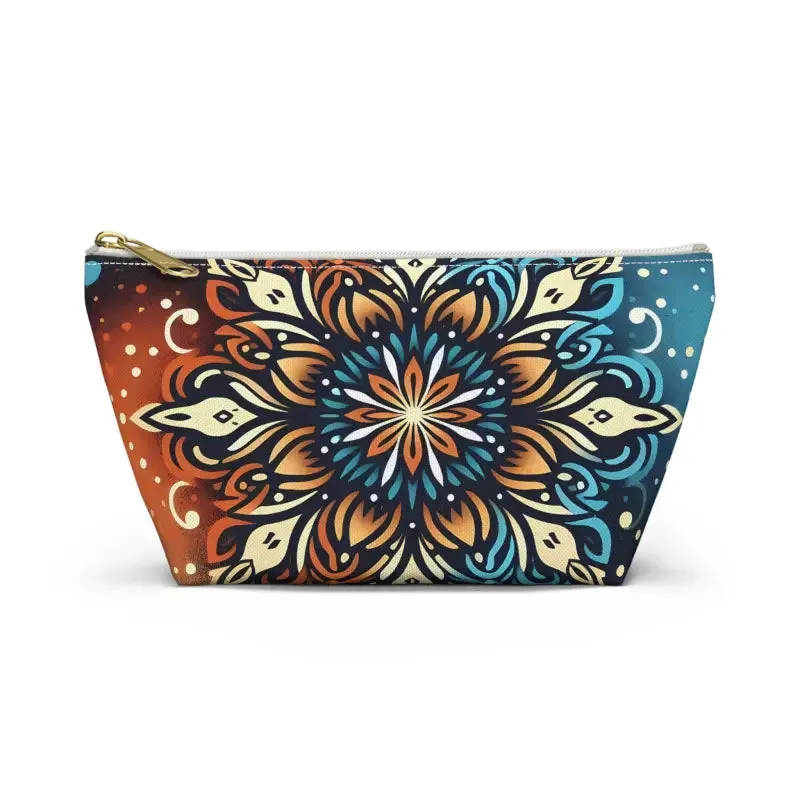 Colorful Mandala Accessory Pouch for Bold Boho Style