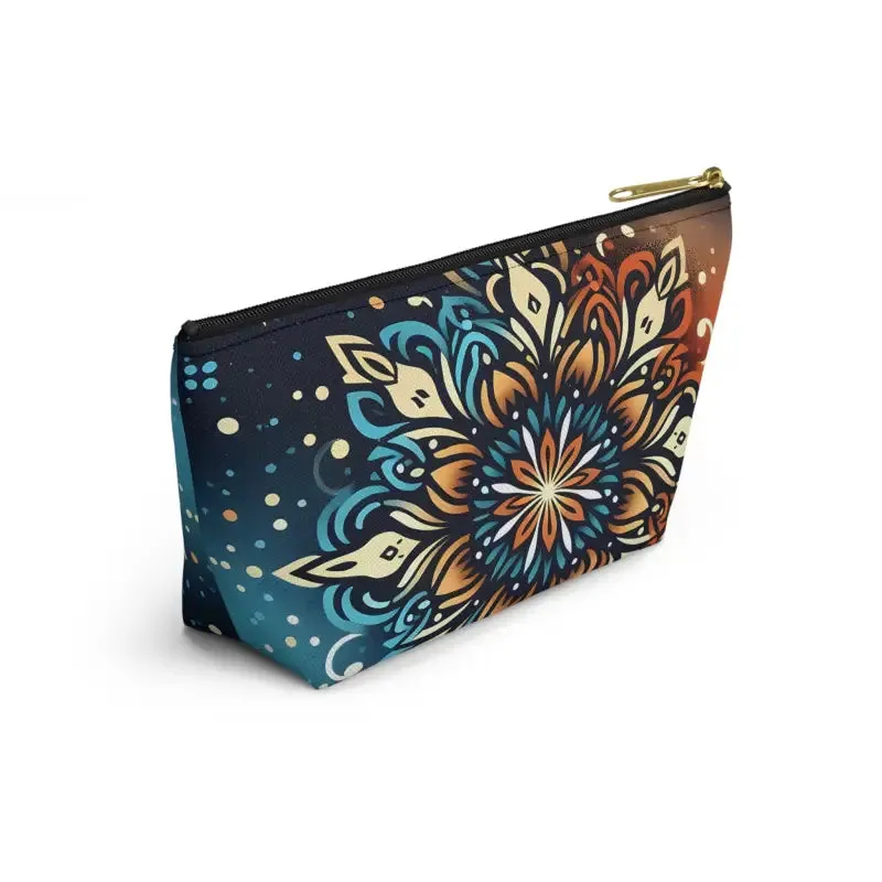 Colorful Mandala Accessory Pouch for Bold Boho Style