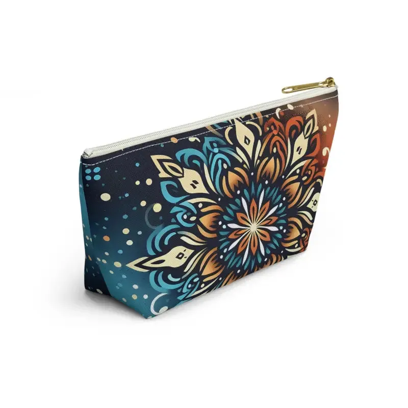 Colorful Mandala Accessory Pouch for Bold Boho Style