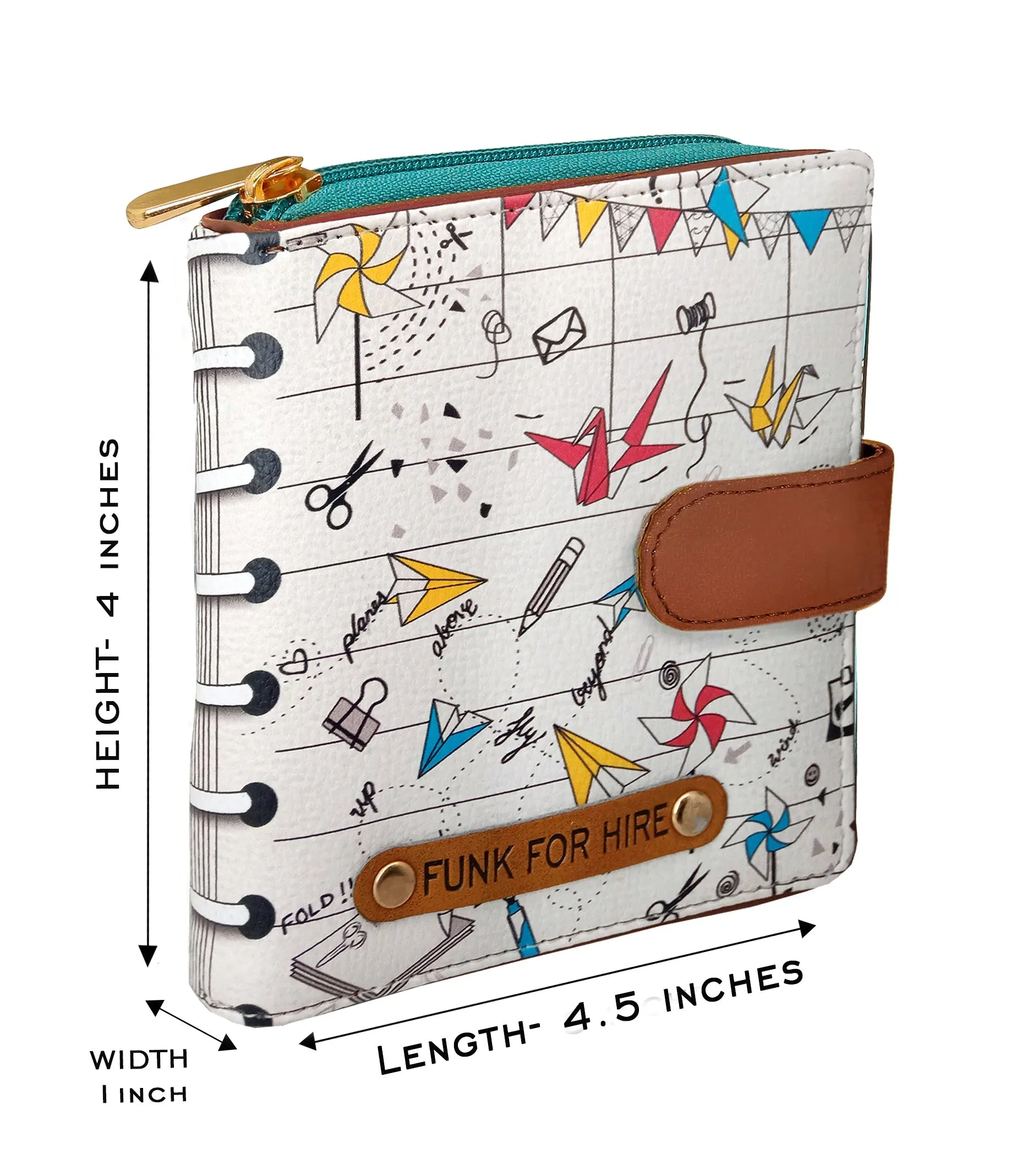 Combo Offers : Origami Luggage Bag White & Origami Loop Black Wallet White