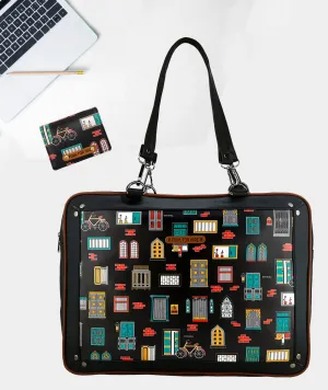 Combo Offers : Wall Luggage Bag Black & Wall Pocket Black Wallet
