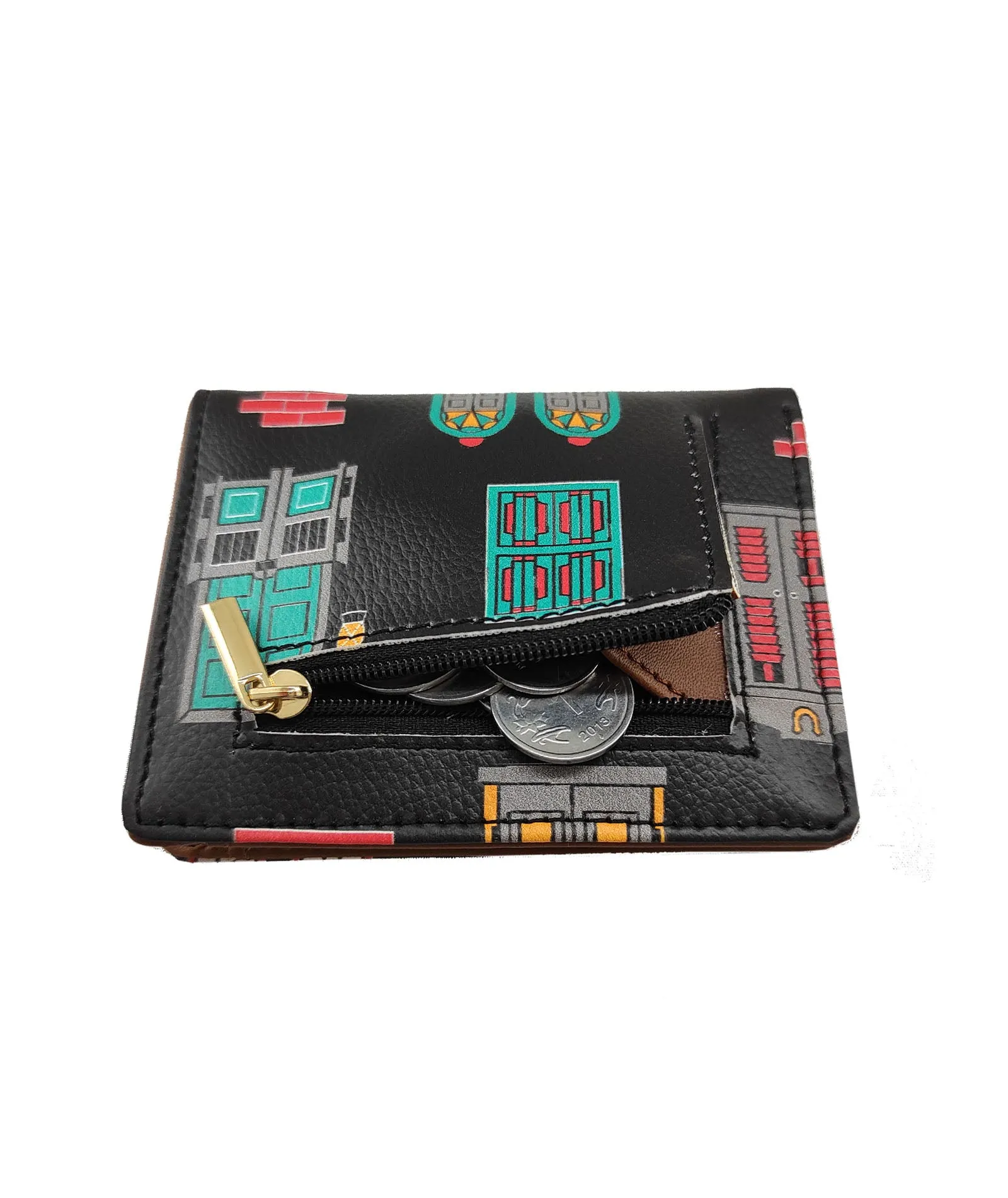 Combo Offers : Wall Luggage Bag Black & Wall Pocket Black Wallet