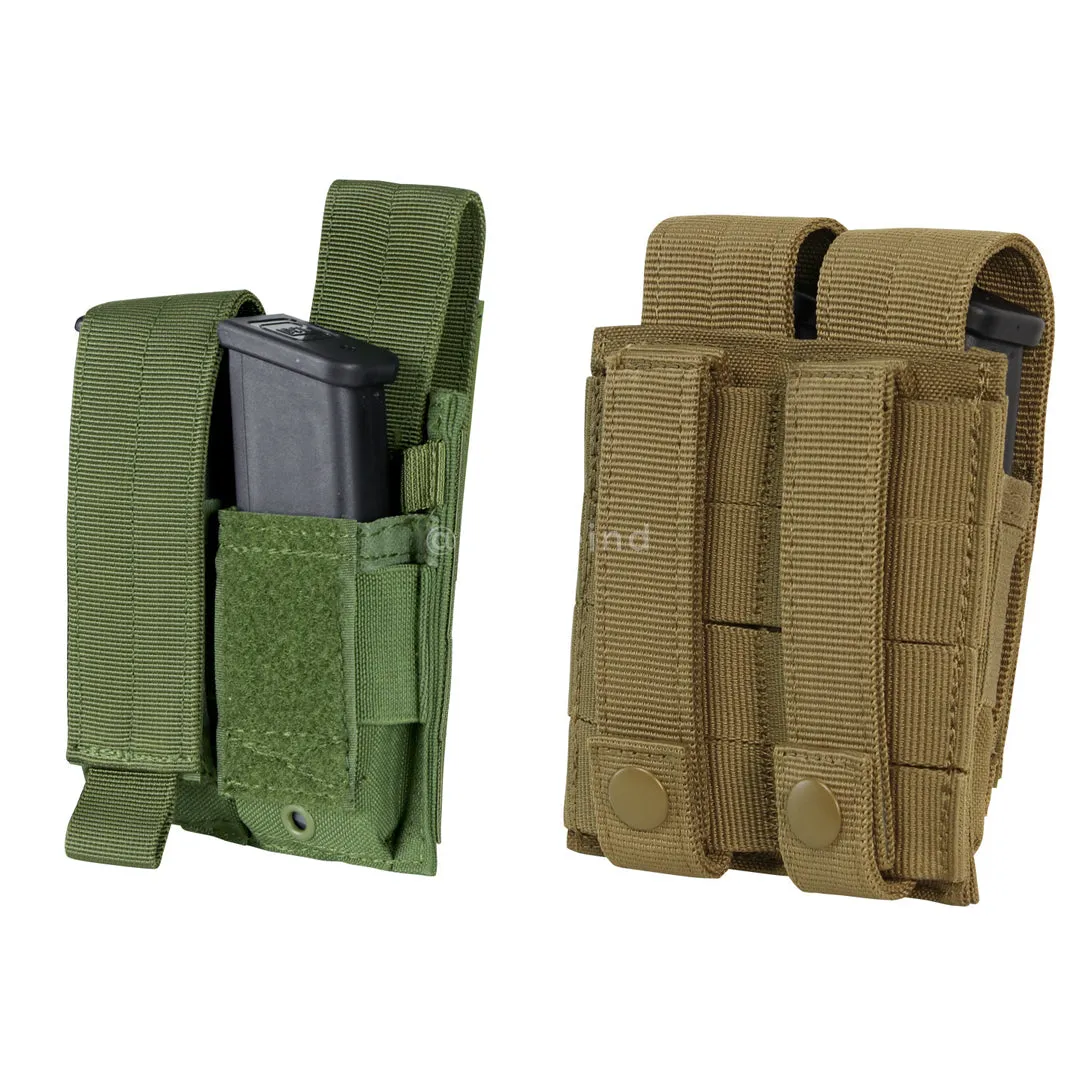 Condor - Navy - Double Pistol Mag Pouch