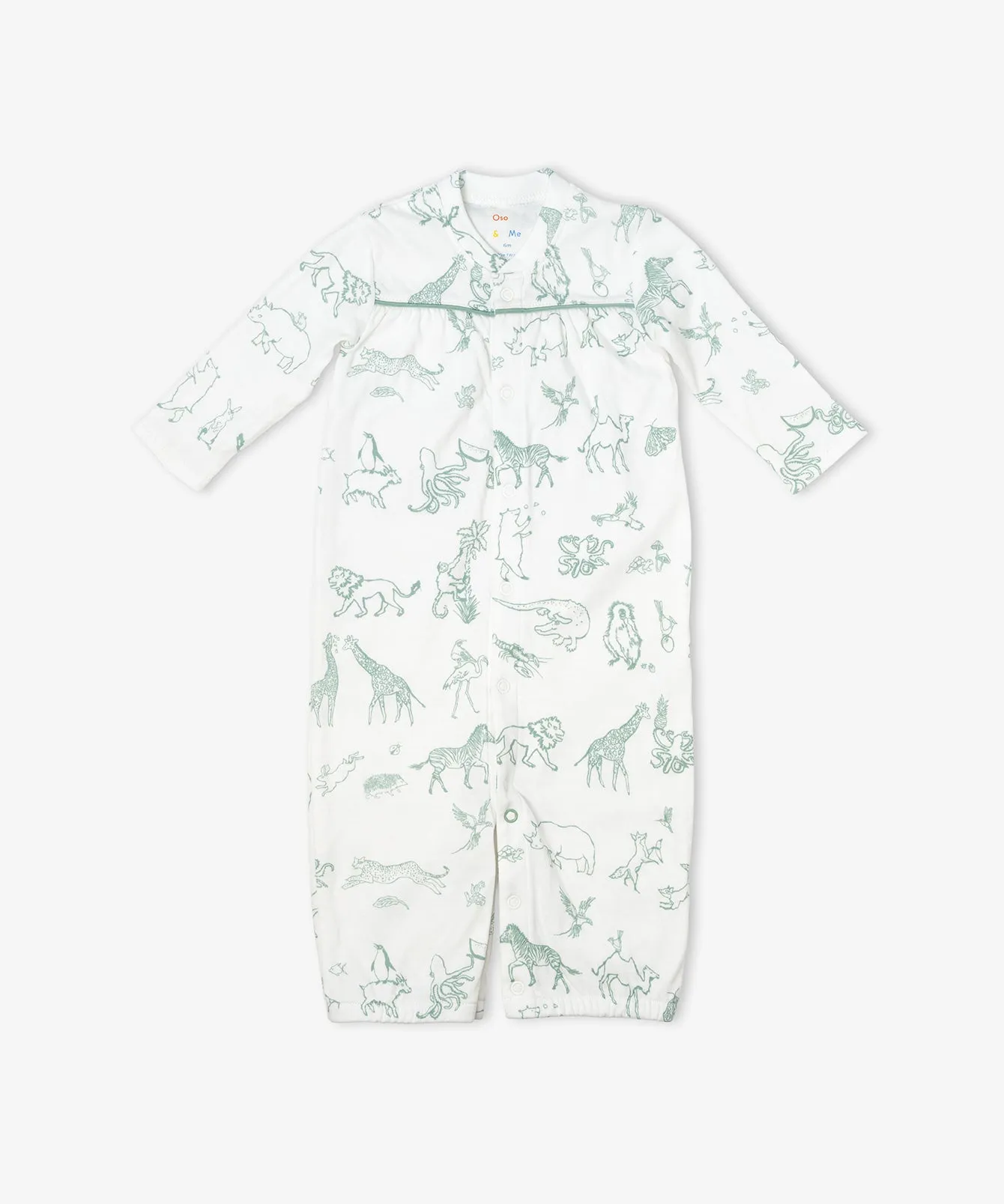 Convertible Gown, Seafoam Animal Parade