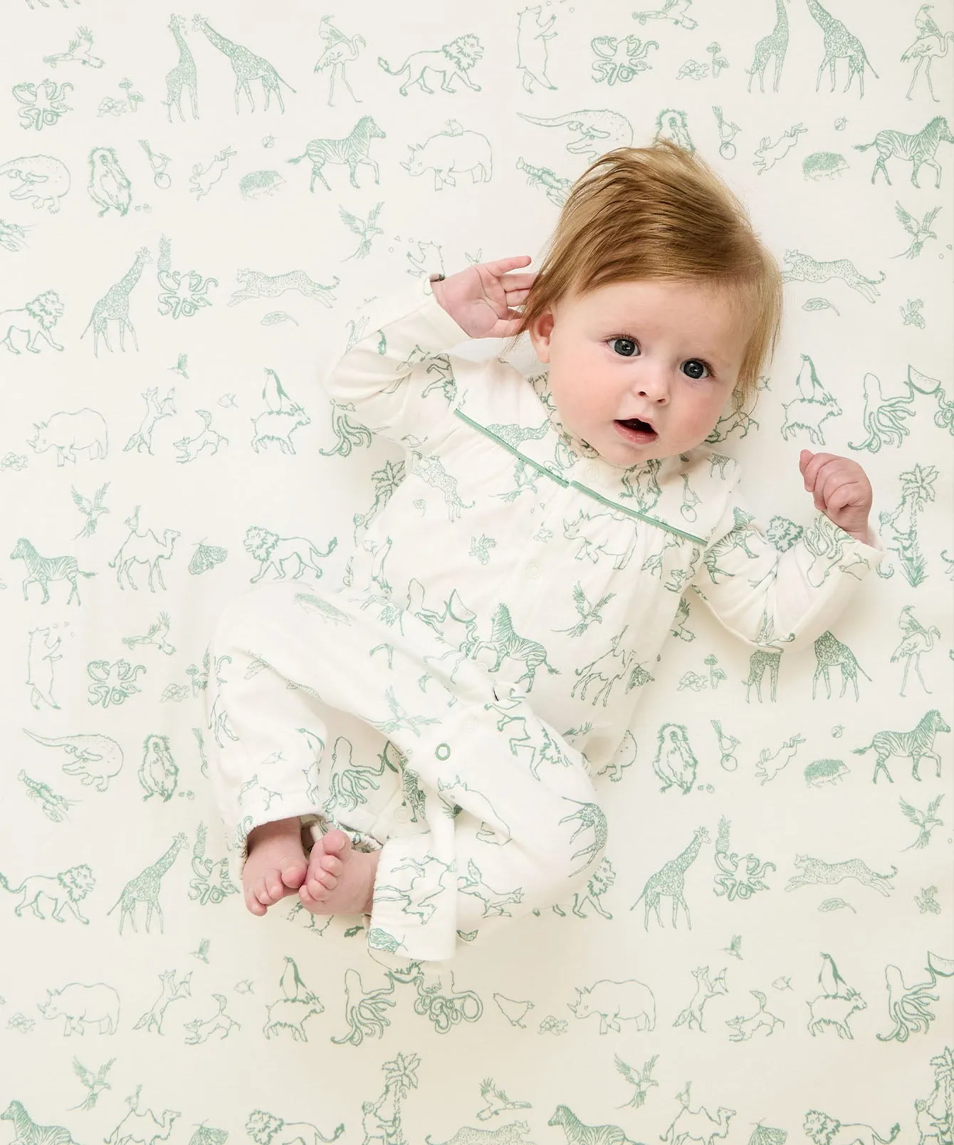 Convertible Gown, Seafoam Animal Parade