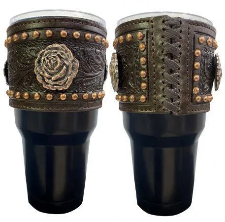 COPPER ROSE STUDDED 30 OZ TUMBLER