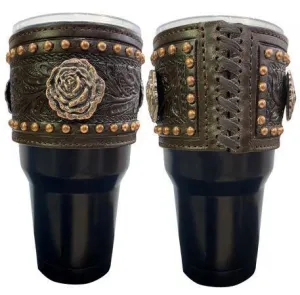 COPPER ROSE STUDDED 30 OZ TUMBLER