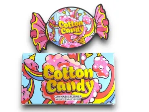 Cotton Candy (Pink) Mylar Bag with Box 3.5 Grams