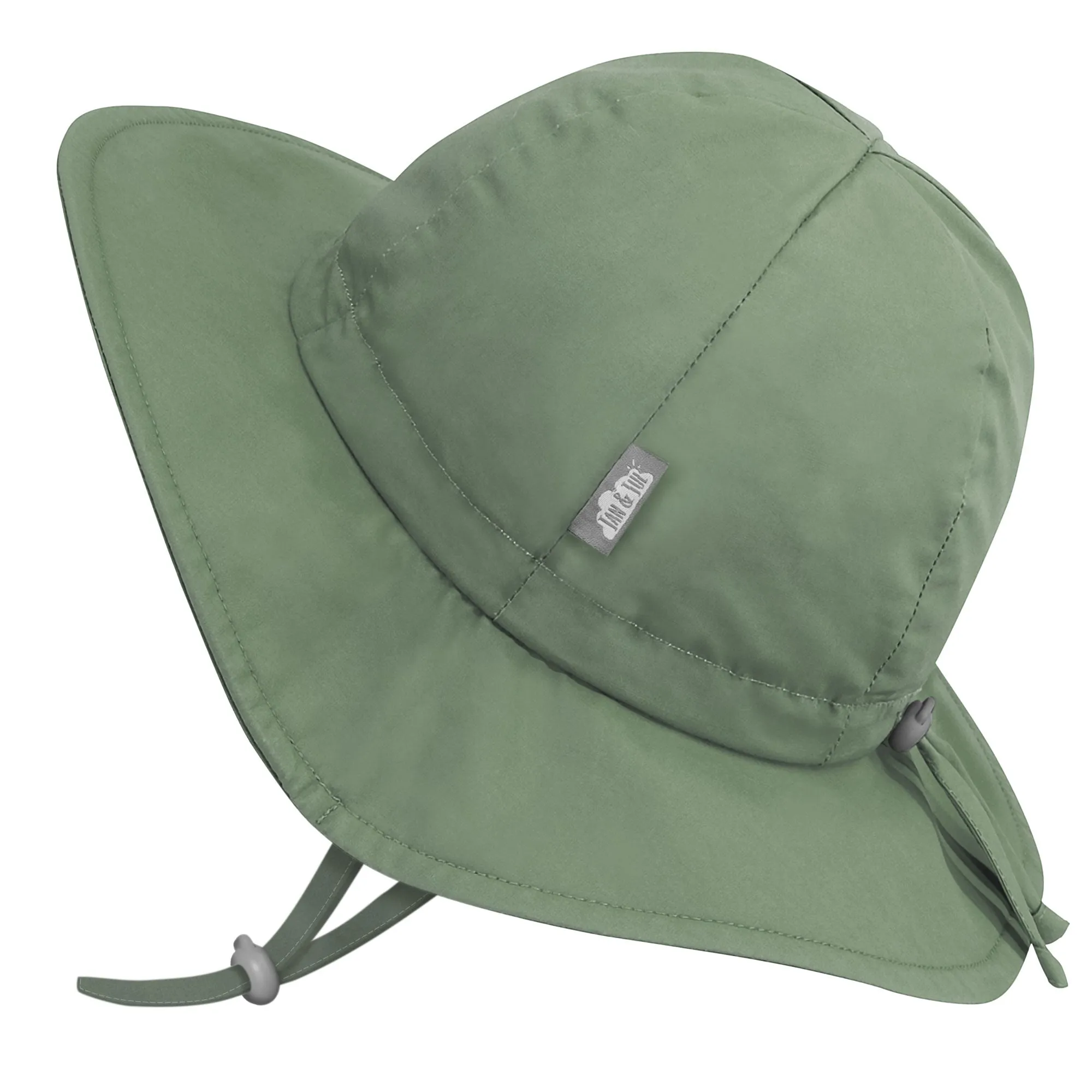 Cotton Floppy Hat-Juniper Green