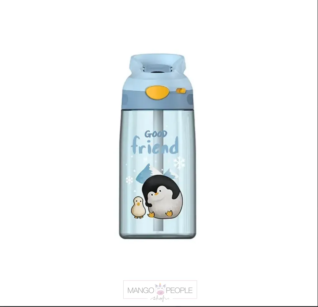 CUTE ANIMAL DESIGN WATER BOTTLE FOR KIDS - 470ML