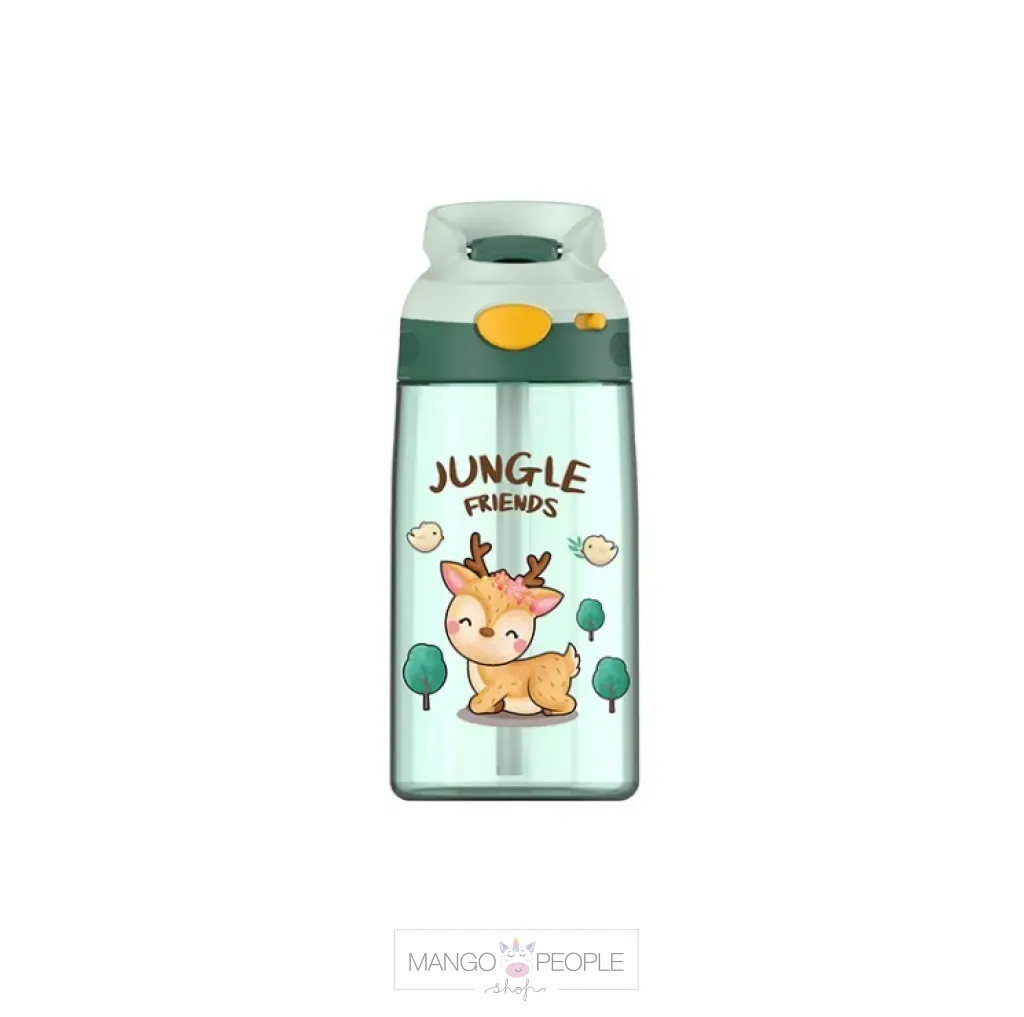 CUTE ANIMAL DESIGN WATER BOTTLE FOR KIDS - 470ML