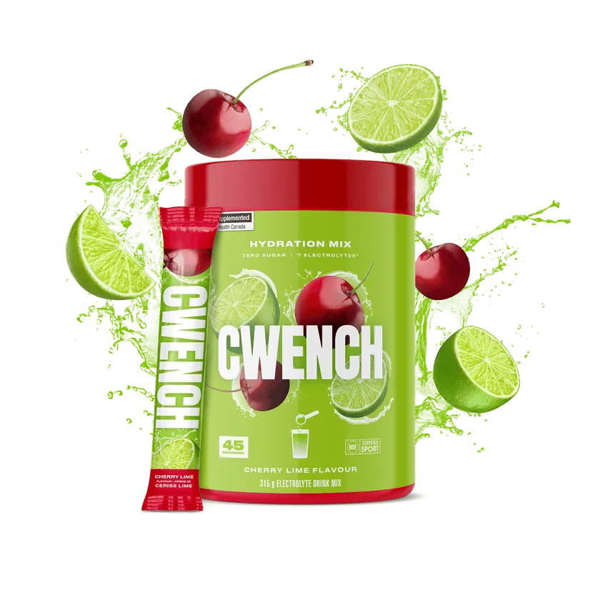 Cwench Hydration Mix 315g (45 Servings) Cherry Lime