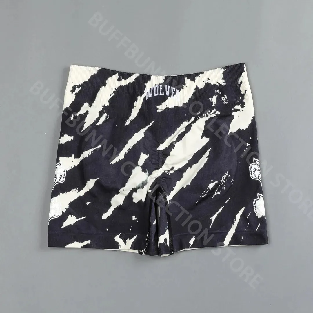 Darc Sport Shorts Female Gym Wear Fitness Wolves Head Pants Womans Yoga Fitness Darc Women Running Sexy Shorts
