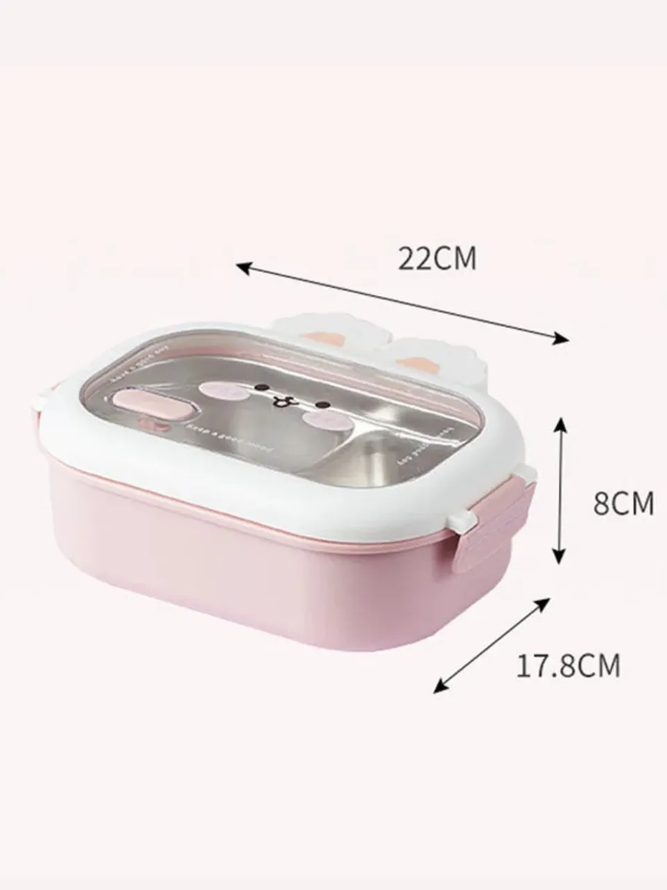 Dear Bunny Stainless steel Insulated Lunch Box