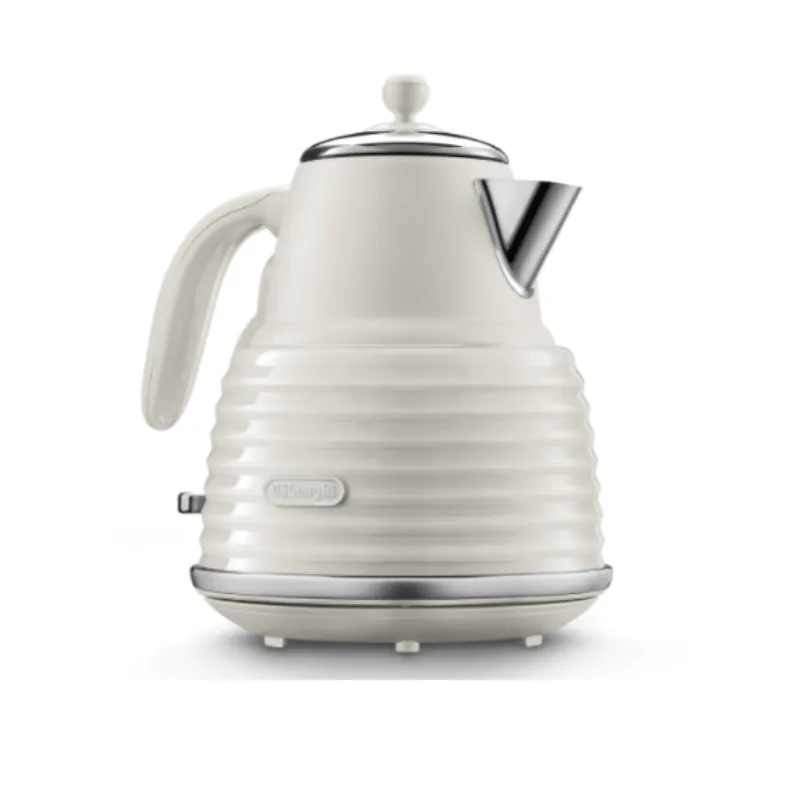 Delonghi Scultura Scolpito Selections Kettles 1.5 Litre Limestone White KBZS3001.W