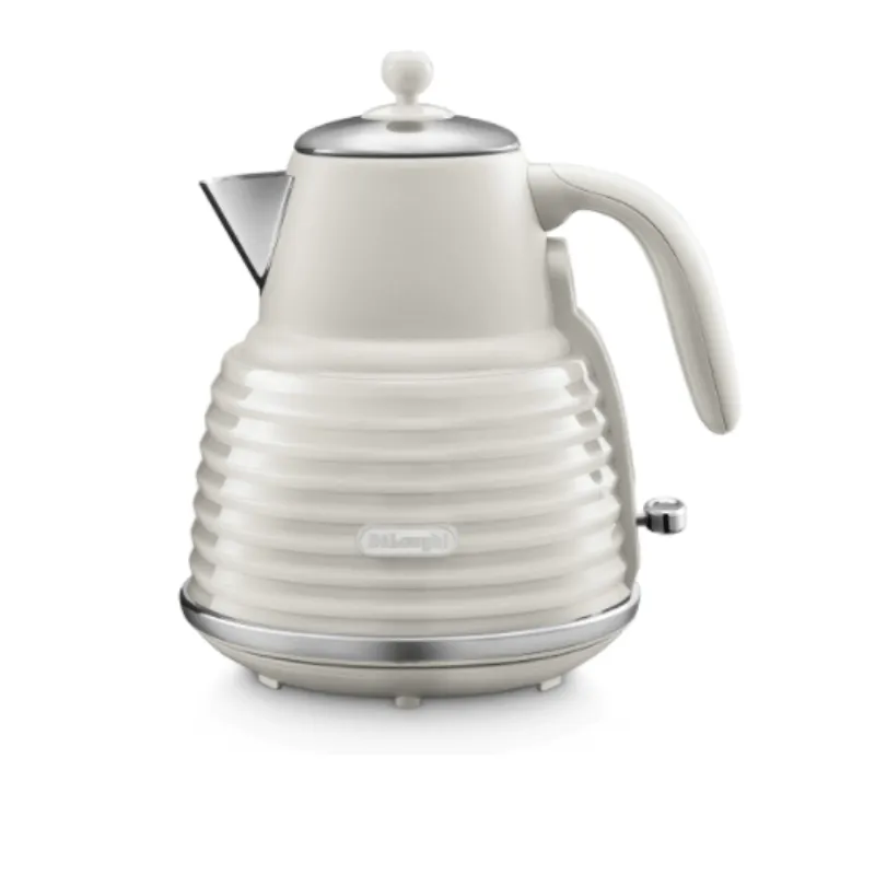 Delonghi Scultura Scolpito Selections Kettles 1.5 Litre Limestone White KBZS3001.W