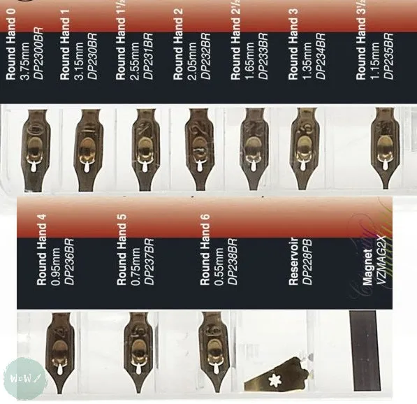 Dip Pen Set- MANUSCRIPT Round Hand Set
