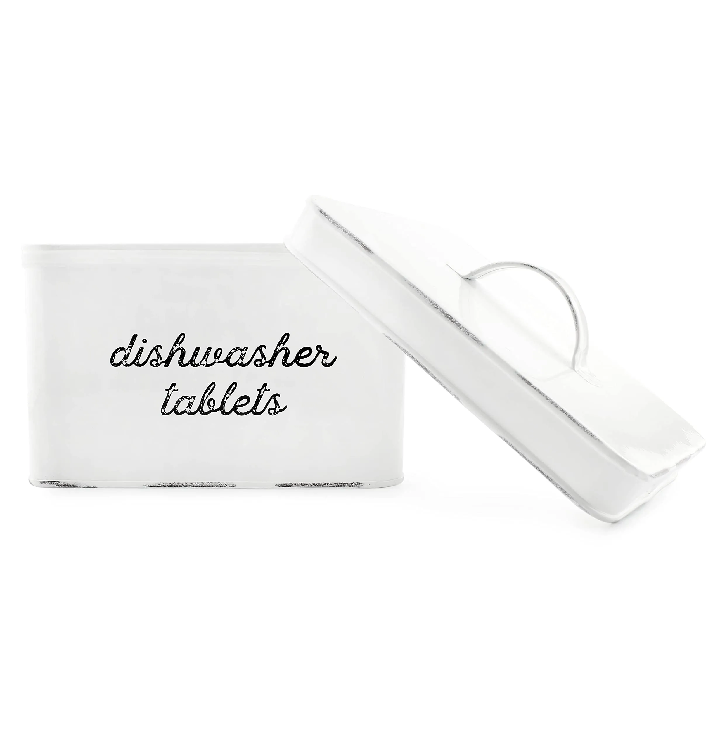 Dishwasher Pod Holder, Tablet Container (White, Case of 18)