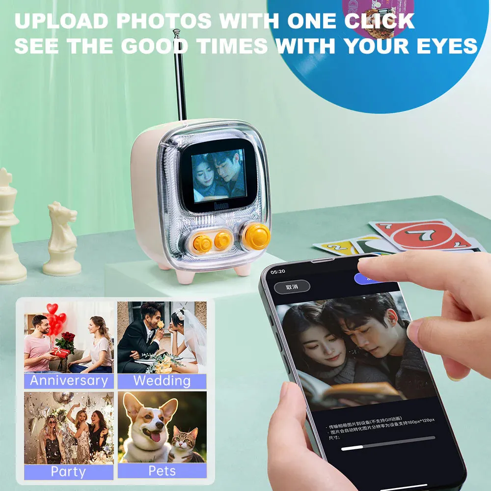 Divoom Pixel Art Speaker - White