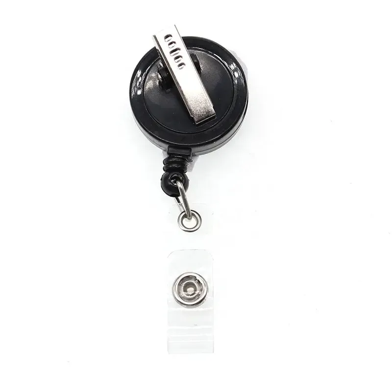 Double Heart Badge Reel Holder