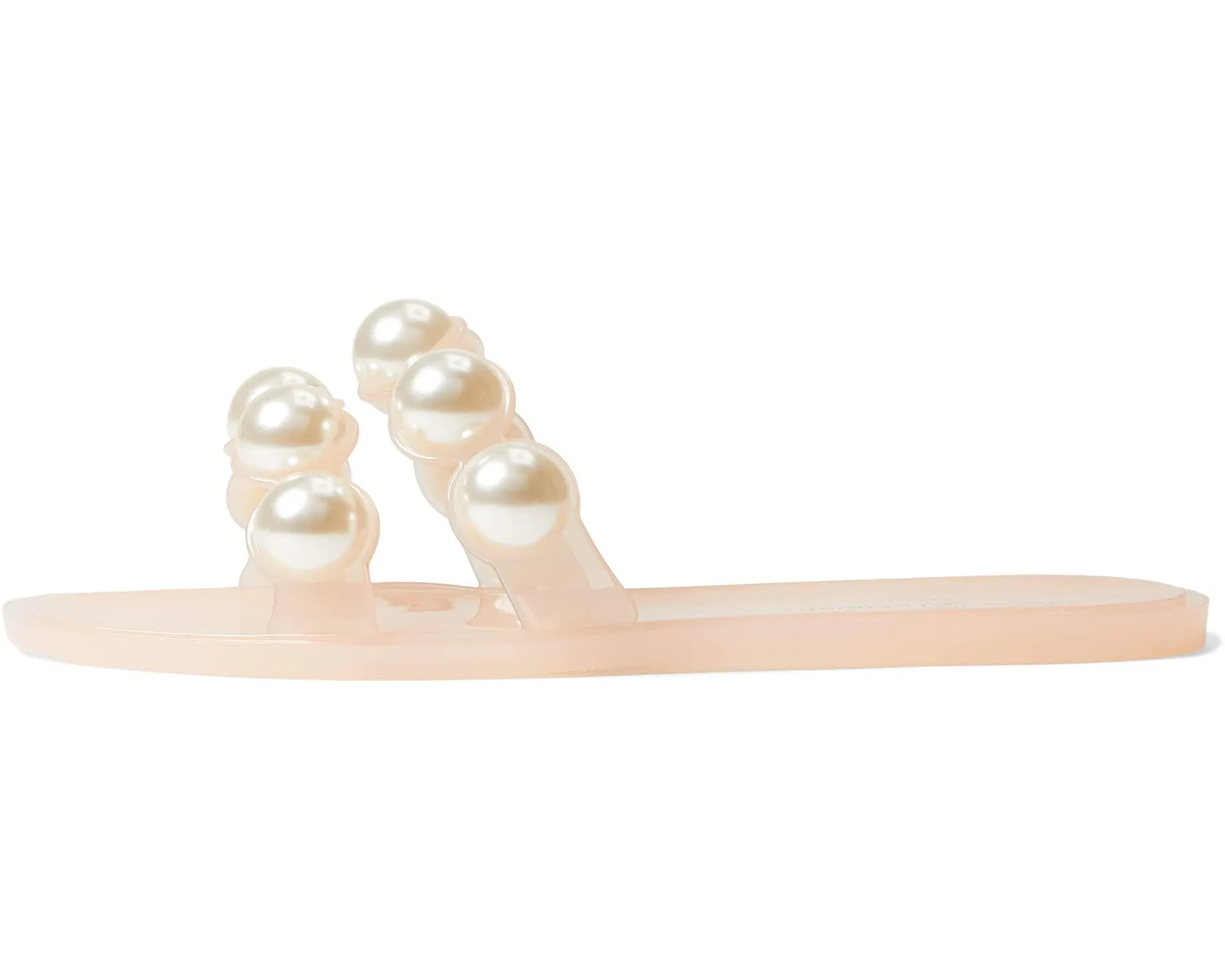 Double Pearls Clear Sandal
