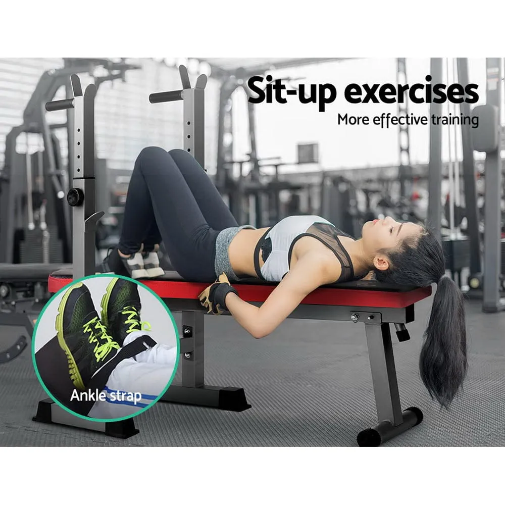 EFit Weight Bench Squat Rack Bench Press Home Gym Equipment 200kg- ONLINE ONLY