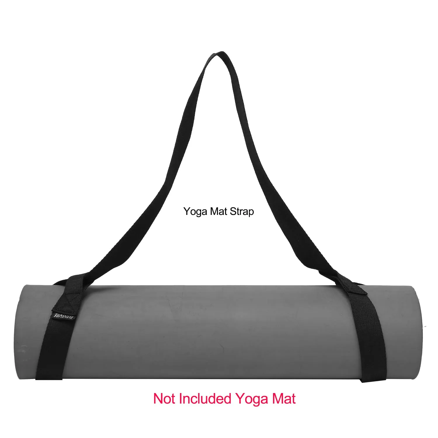 ELENTURE Large Yoga Mat Bag for Women Men, Travel Yoga Gym Bag for Pilates Office Beach Workout, Yoga Mat Tote Carrier with Mat Strap for 1/4" 1/2" Thick Exercise Yoga Mat