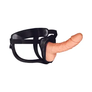 Erection Assistant Hollow Strap-on 8in White