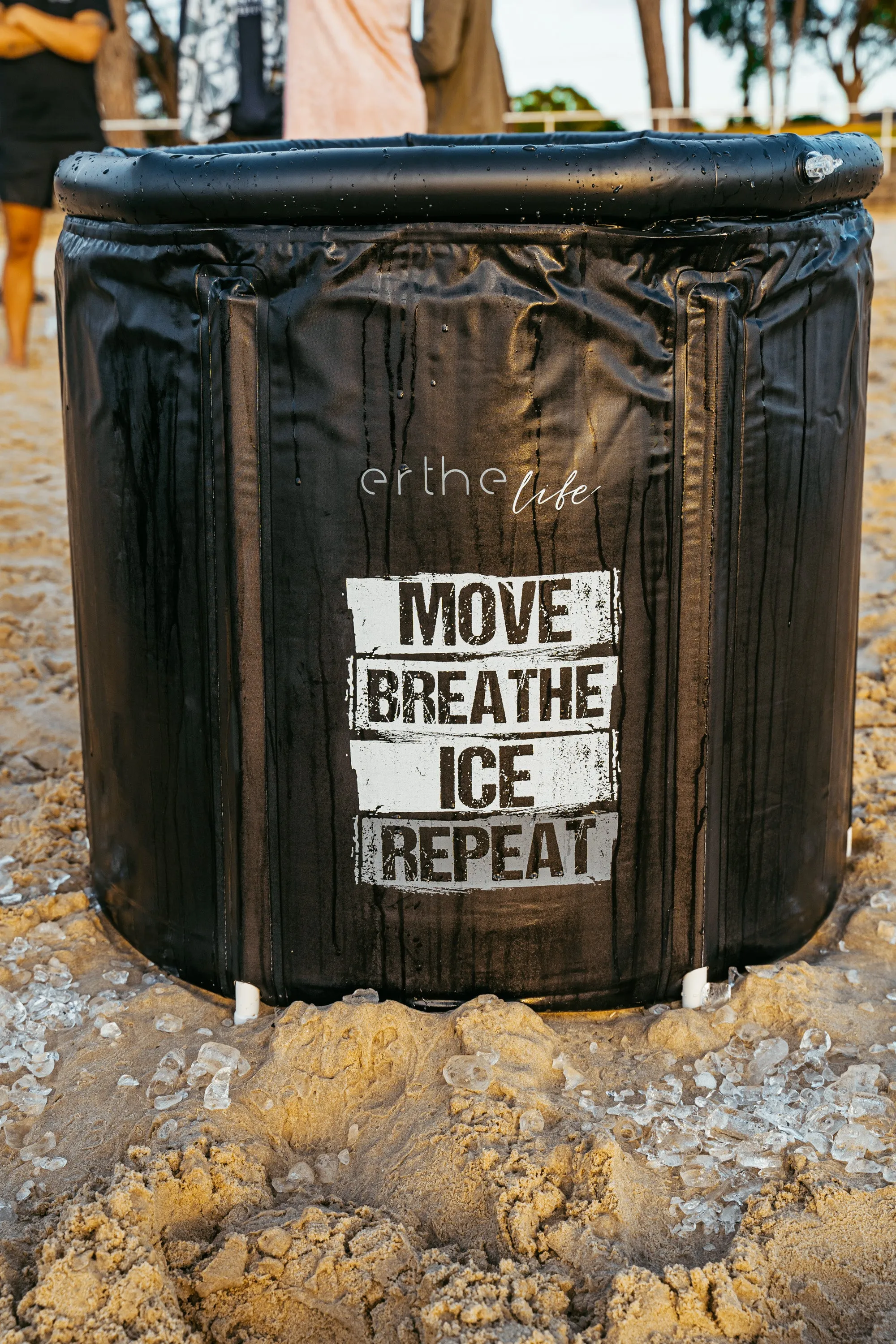 Erthe Life Portable Ice Bath (with Inflatable Insulated Lid and Cover)