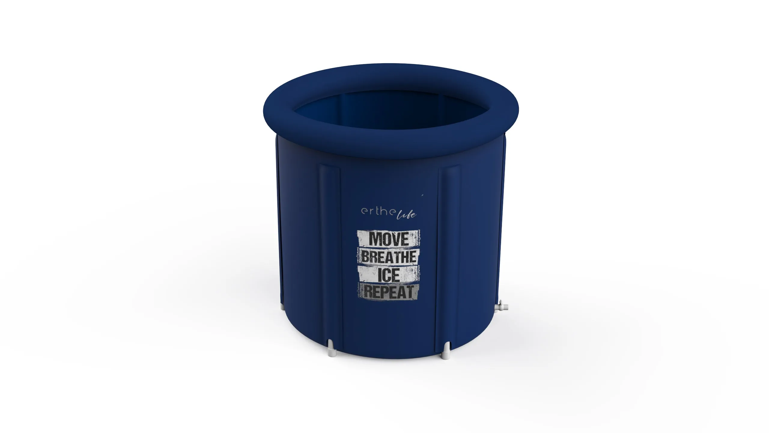 Erthe Life Portable Ice Bath (with Inflatable Insulated Lid and Cover)