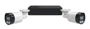 ESP RC24KB2W Rekor IP 24/7 IP PoE 2MP 4 Channel 2 White Camera Bullet Kit 1TB