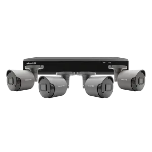ESP RHD4KB4G1TB Rekor HD 4 Channel HD 1TB 4x Grey Bullet Camera Kit