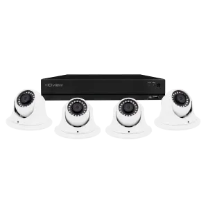 ESP SHDV4KD4W4TB HDview 4MP Super HD 4 Channel 4TB 4x White Dome Camera Kit